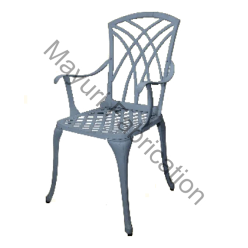 Cast Chair & Table Set | PVD -SS