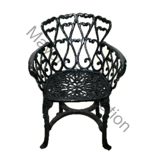 Cast Chair & Table Set | PVD -SS