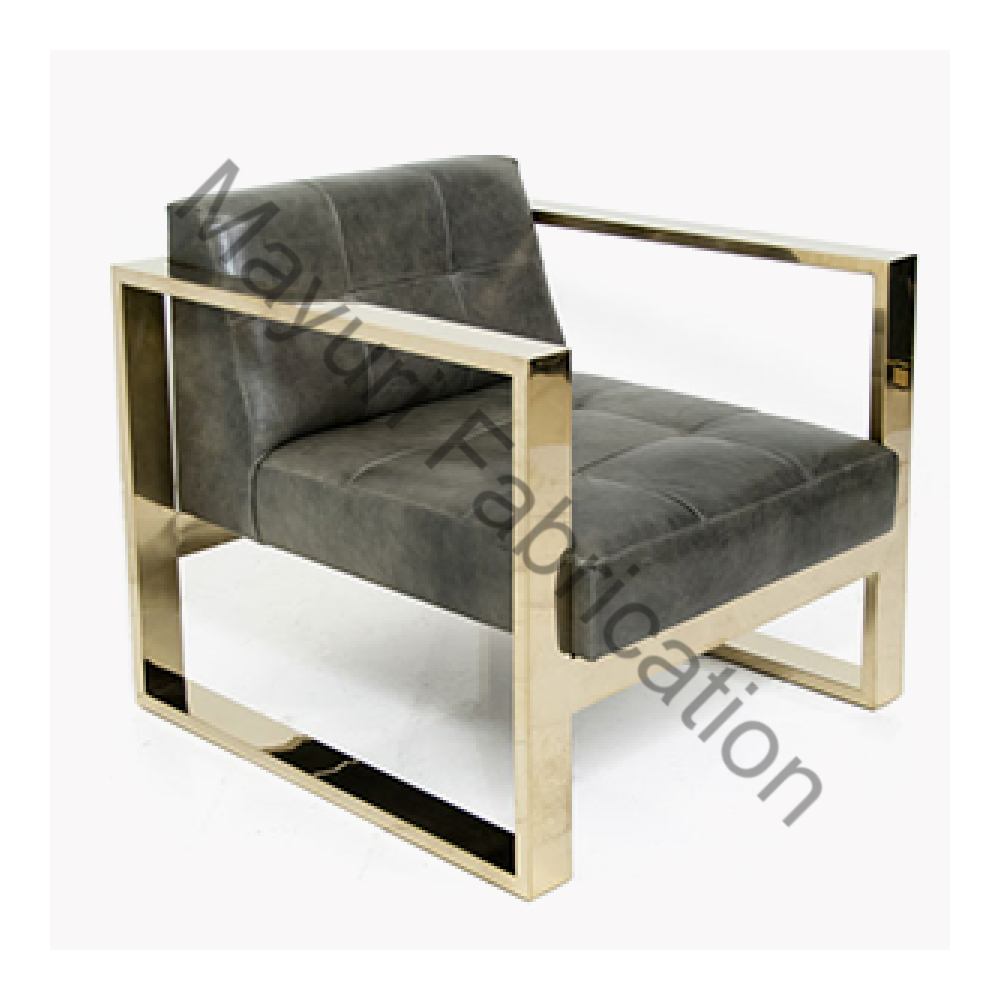 Meta Sofa Single Seater | PVD / SS
