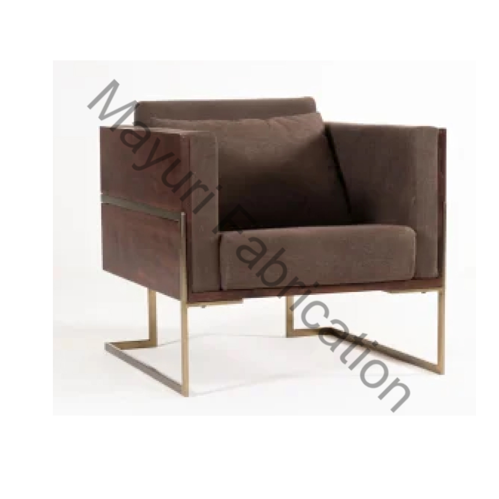 Meta Sofa Single Seater | PVD / SS
