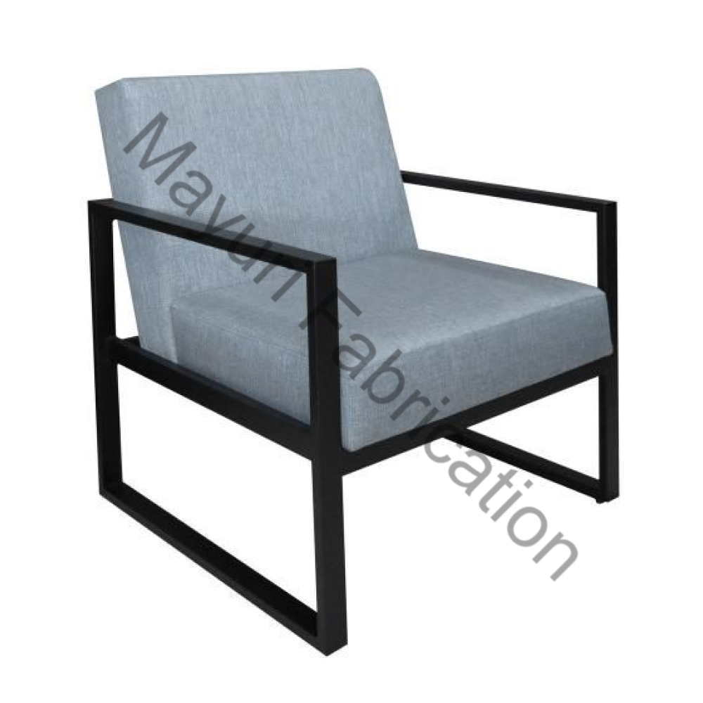 Meta Sofa Single Seater | PVD / SS