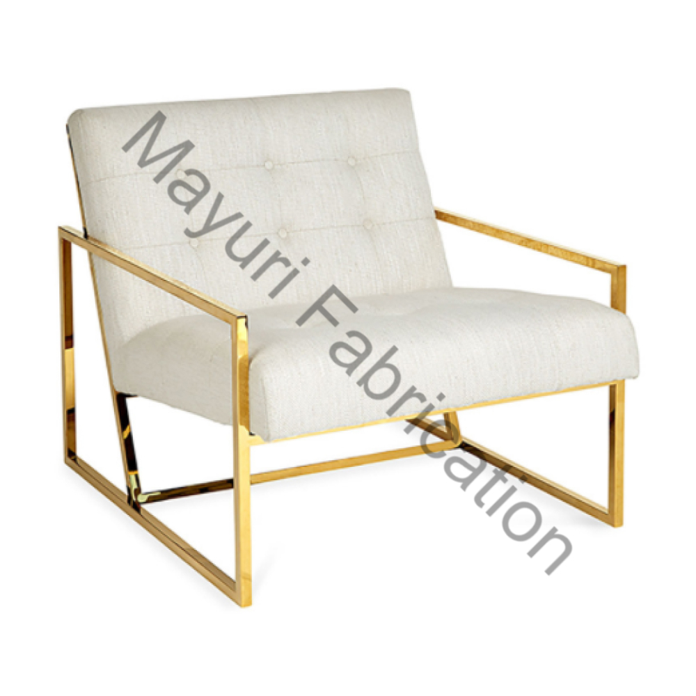 Meta Sofa Single Seater | PVD / SS