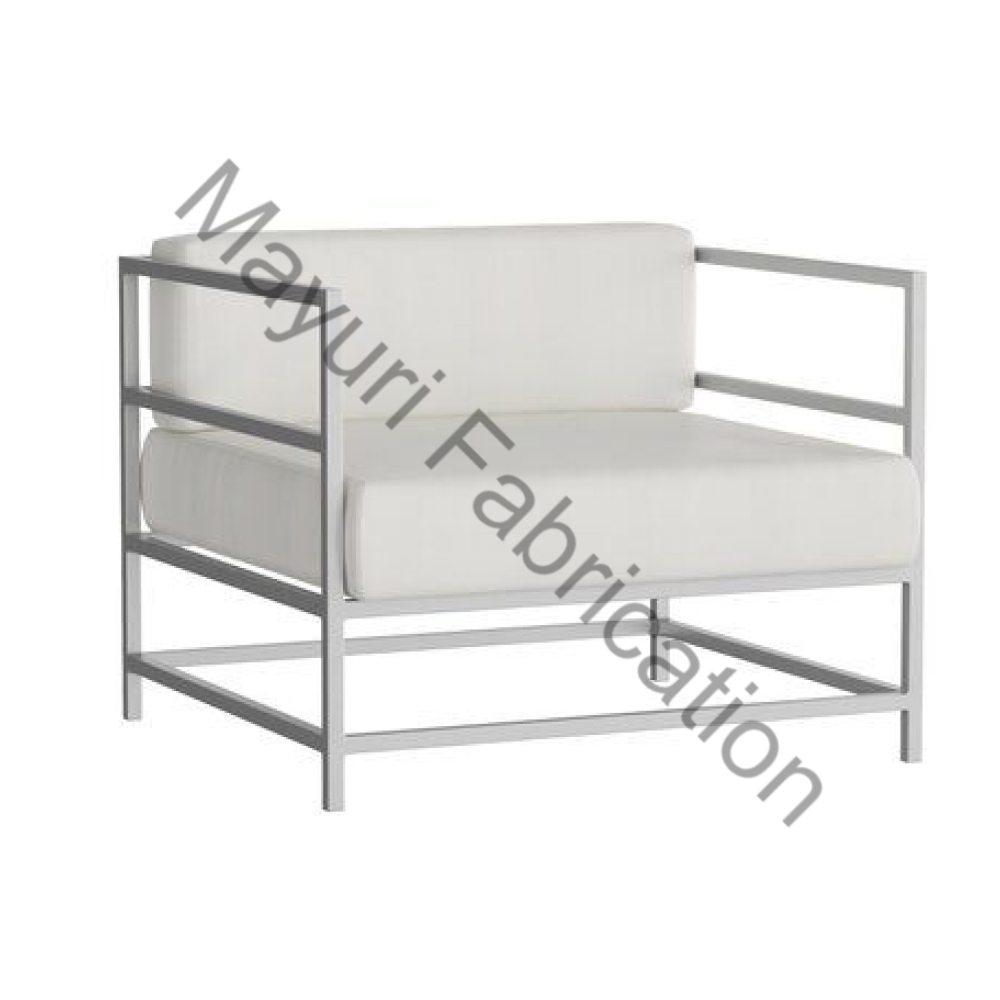 Meta Sofa Single Seater | PVD / SS