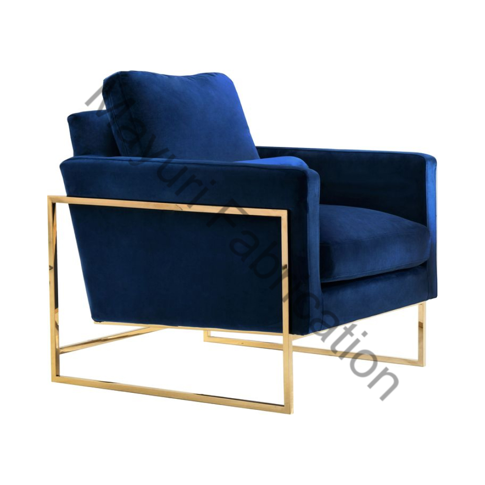 Meta Sofa Single Seater | PVD / SS
