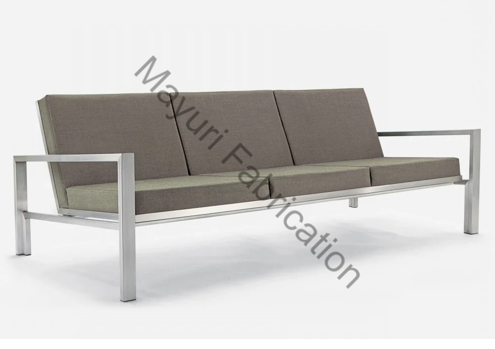 Metal Sofa Three Seater | PVD / SS