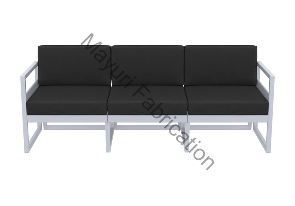 Metal Sofa Three Seater | PVD / SS