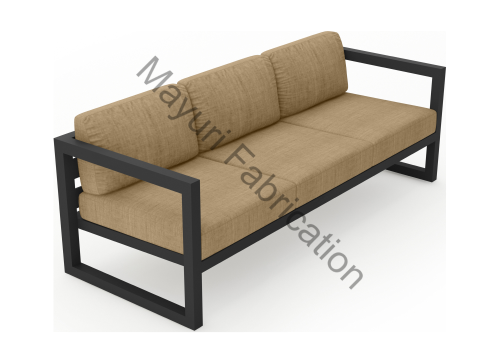 Metal Sofa Three Seater | PVD / SS