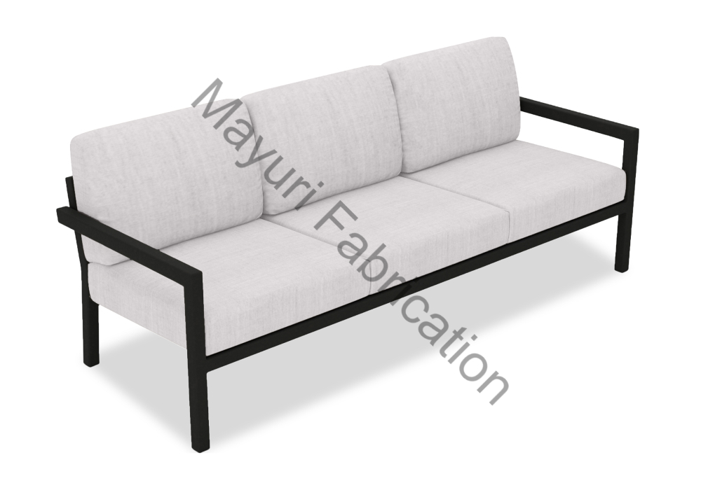 Metal Sofa Three Seater | PVD / SS