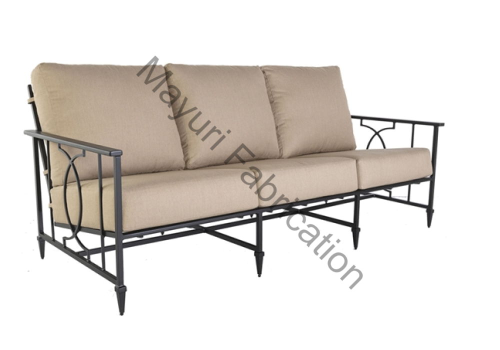 Metal Sofa Three Seater | PVD / SS