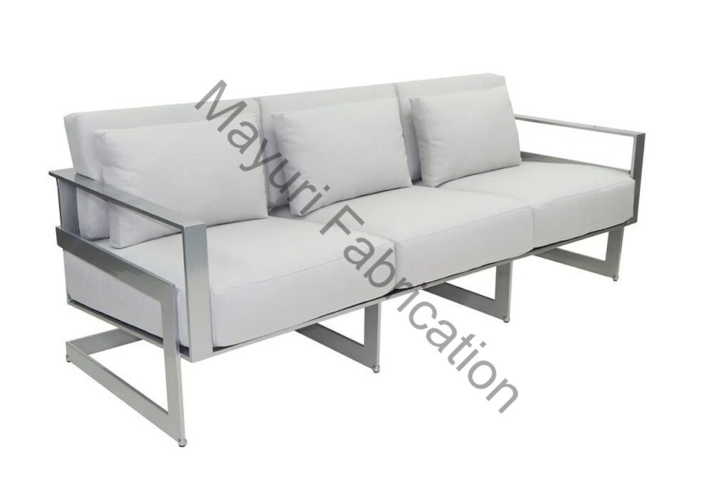 Metal Sofa Three Seater | PVD / SS