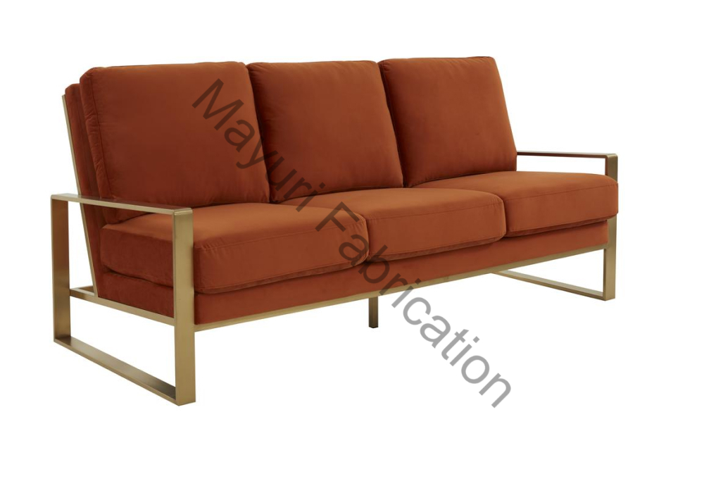 Metal Sofa Three Seater | PVD / SS
